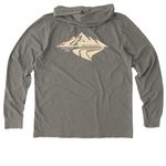 ARHE/ARS/AAPG Conference 2026 Sweaters, a Driftwood Grey Allmade Organic Cotton Mineral Dye Hoodie Tee (back-view)