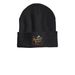 911 STAG BEANIES, a Heather Charcoal Printed Cuffed Beanie