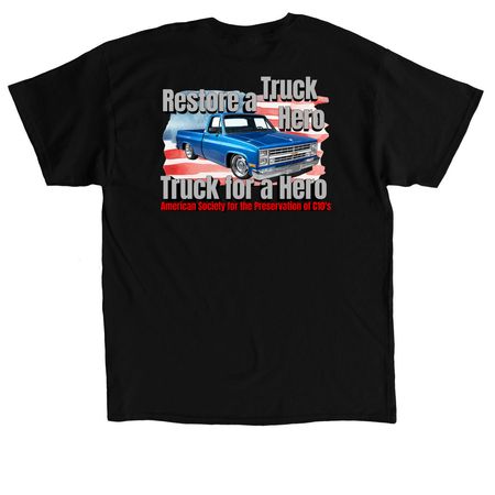 Truck for a Hero, a Black Classic Unisex Tee