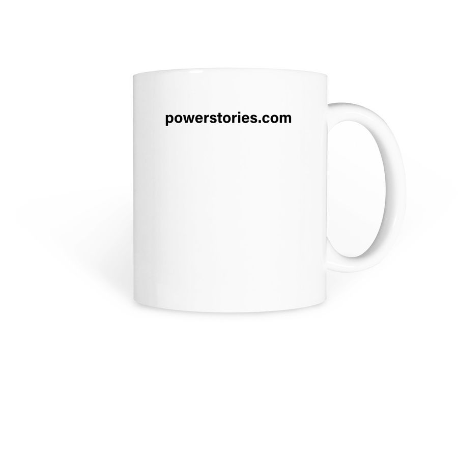 Powerstories Official (FOR LEFTIES)&nbsp;, a White Coffee Mug