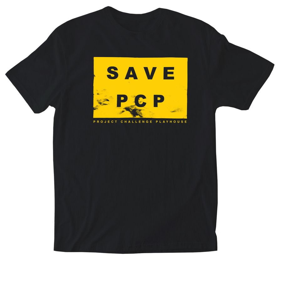Save PCP Sign Tee, a Black Softstyle Cotton Tee