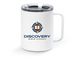 Insulated Coffee Mug - Full Color Logo, a White Stainless Steel Travel Mug