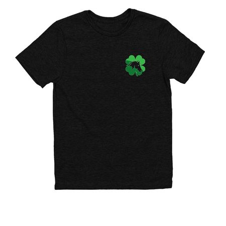 Lucky Clover Vaulting, a Deep Black Allmade Youth Eco Triblend Tee
