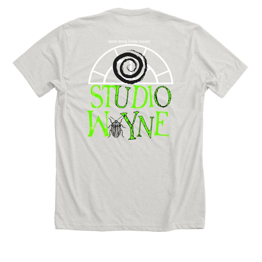JTF Camp Day 1, a Heather Cement Premium Unisex Tee (back-view)