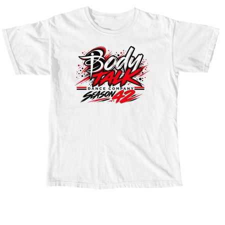 Body Talk Season 42 Tee, a White Comfort Colors Unisex Tee