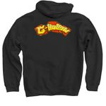 G-Hollow 2026 V2, a Black Pullover Hoodie (back-view)