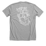 RD- original, a Athletic Heather Premium Unisex Tee (back-view)