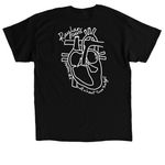 RD- original, a Black Classic Unisex Tee (back-view)