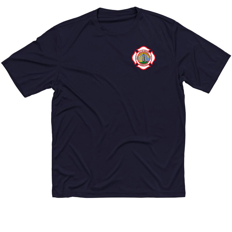 GCFD Workout Shirt, a True Navy Classic Performance Tee