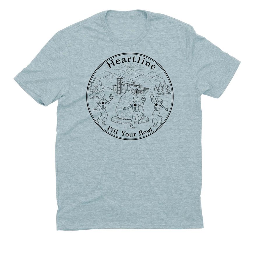 Heartline August 2026, a I Like You Blue Allmade Eco Triblend Unisex Tee