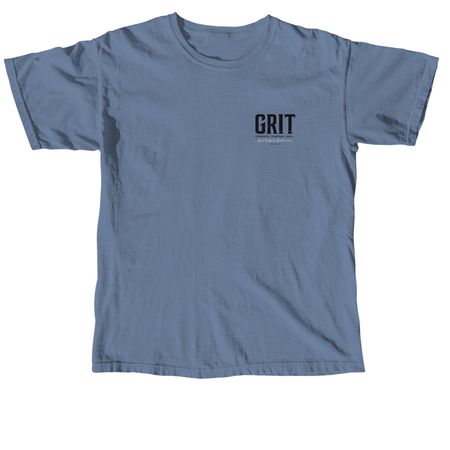GRITwear Tshirt Launch, a Blue Jean Comfort Colors Unisex Tee