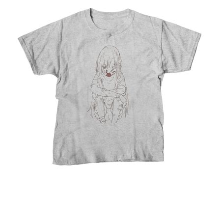 The pain she hides, a Sport Grey Youth Unisex Tee