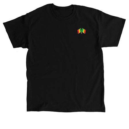 Mali Shall Never Bend, a Black Classic Unisex Tee