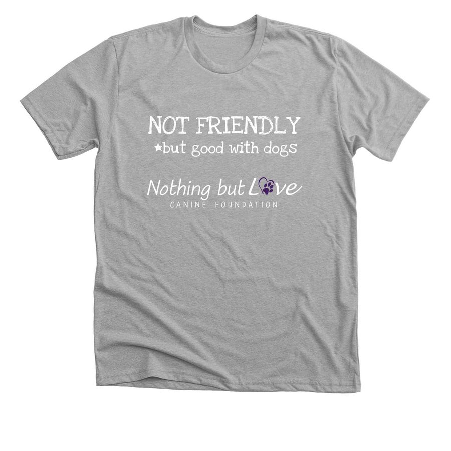 Nothing But Love Canine Foundation, a Athletic Heather Premium Unisex Tee