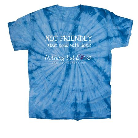 Nothing But Love Canine Foundation, a Baby Blue Classic Tie Dye Tee