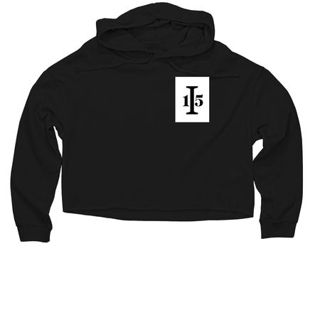19th Hole, a Black Women?s Lightweight Cropped Hoodie