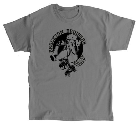 New Logo Outline Black, a Charcoal Classic Unisex Tee