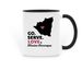 Mission Nicaragua (mugs), a Black Two-Tone Ceramic Mug