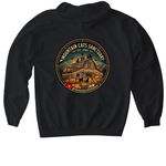 Halloween Back Print, a Black Gildan Softstyle Pullover Hoodie (back-view)