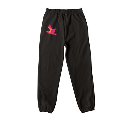 Strawbango Groovy Sweatpants, a Black Premium Heavyweight Jogger (back-view)