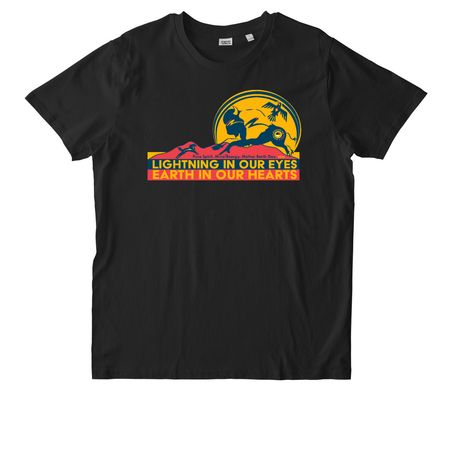 Celebrate Gi-maamaa-aki (Our Mother Earth)., a Black Stanley/Stella Unisex Rocker Tee