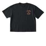 Still Wild., a Black Comfort Colors Boxy Tee (back-view)