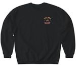 Still Wild., a Black Softstyle Crewneck Sweatshirt (back-view)