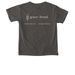 New Kids Logo, a Pepper Comfort Colors Youth Tee (back-view)