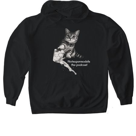 Blue Belle Ice, a Black Gildan Softstyle Pullover Hoodie