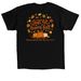 Just let leaves fall, a Black Classic Unisex Tee (back-view)