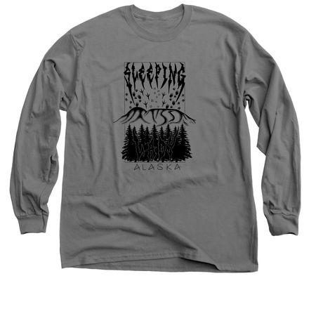 Sleeping Lady&nbsp;, a Charcoal Classic Long Sleeve Tee