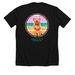Spring Into Action ? Support Rescue Dogs!, a Solid Black Blend Premium Unisex Tee (back-view)