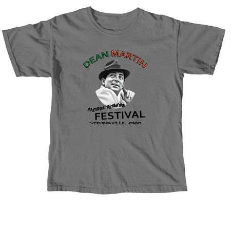 Official Dean Martin Hometown Festival Tee, a Grey Comfort Colors Unisex Tee