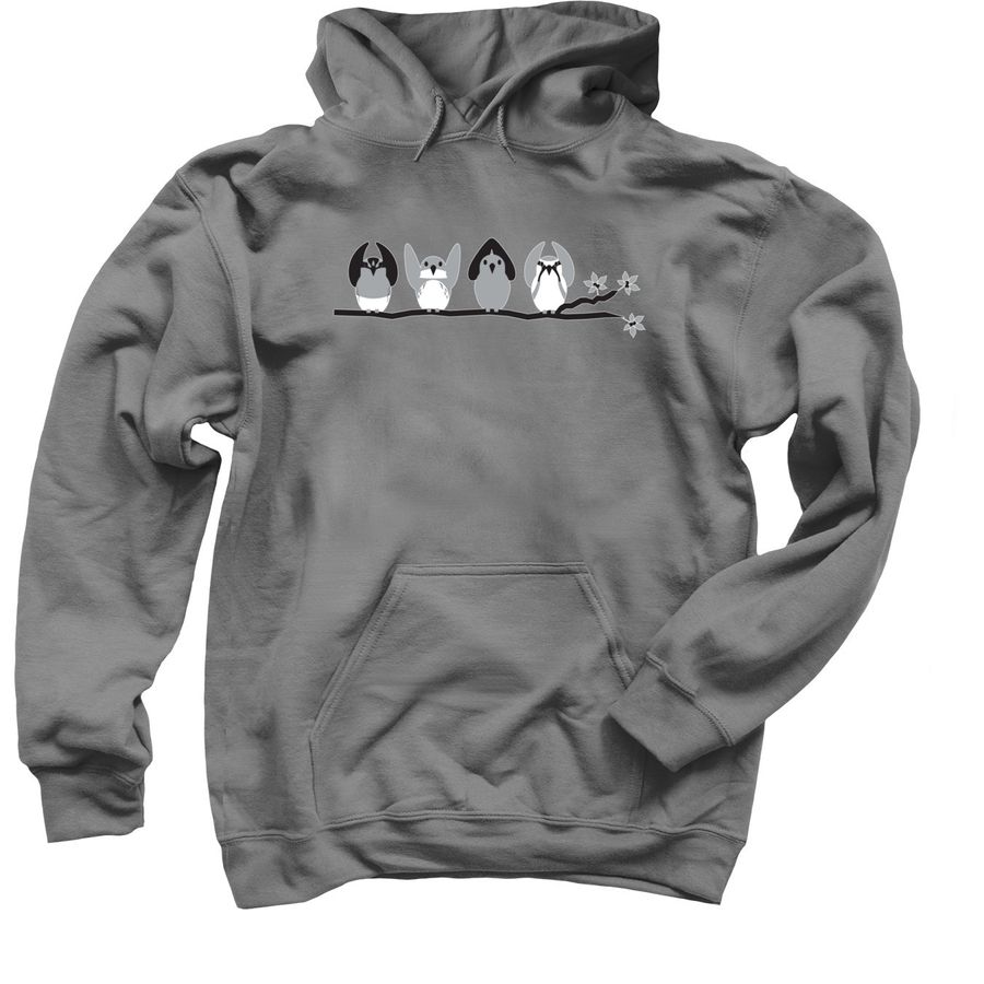 O-H-I-O Warblers, a Charcoal Pullover Hoodie
