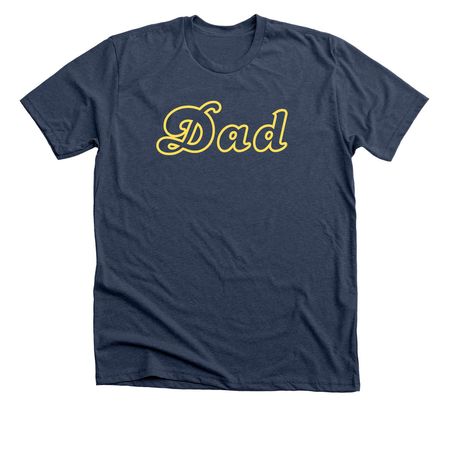 Dad Shirt, a Heather Navy Premium Unisex Tee