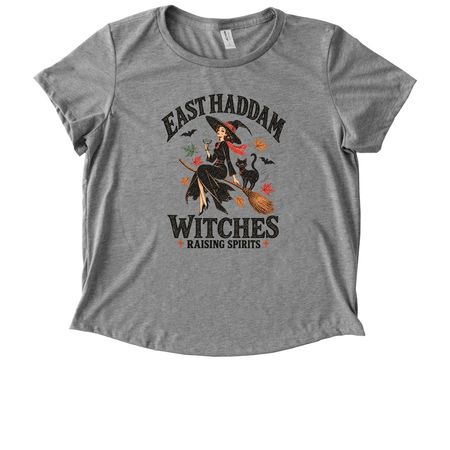 East Haddam Witches, a Aluminum Grey Allmade Eco Triblend Women?s Scoop Neck Tee