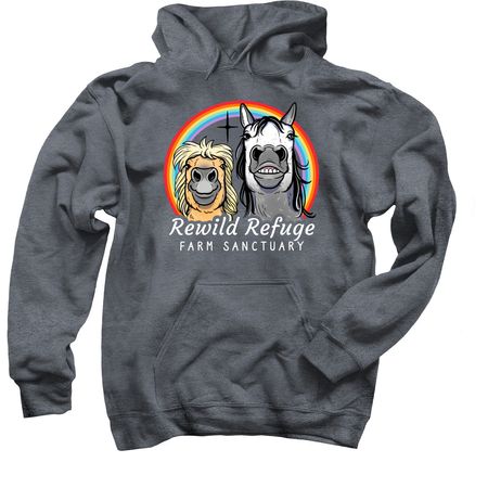 Phoebe & Paloma Campaign&nbsp;, a Dark Heather Pullover Hoodie