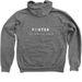 Fostering for a better future, a Deep Heather Zip Up Hoodie (back-view)