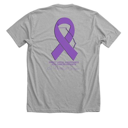 Celebrating 20 Years of TCF, a Athletic Heather Premium Unisex Tee (back-view)