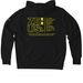 Yellow mental health collection&nbsp;, a Black Nike Club Fleece Pullover Hoodie (back-view)