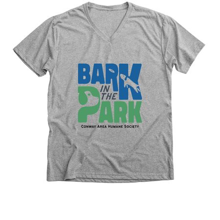 Bark in the Park Collection, a Athletic Heather Premium V-Neck Tee