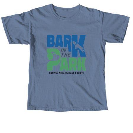 Bark in the Park Collection, a Blue Jean Comfort Colors Unisex Tee
