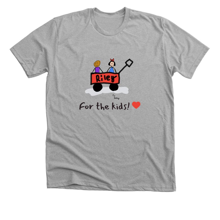Riley?s Children Hospital, a Athletic Heather Premium Unisex Tee