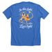 Lea's Light Dancer Tee, a Heather True Royal Premium Unisex Tee (back-view)