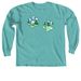 Belgian Tervuren Herding Paw Prints!, a Seafoam Comfort Colors Long Sleeve Tee