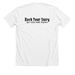 Time for Rock N Roll (Black), a Solid White Blend Premium Unisex Tee (back-view)