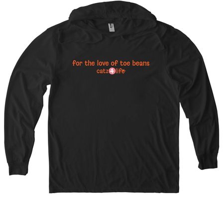For the love of toe beans, a Space Black Allmade Eco Triblend Hoodie Tee