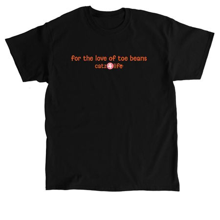 For the love of toe beans, a Black Classic Unisex Tee