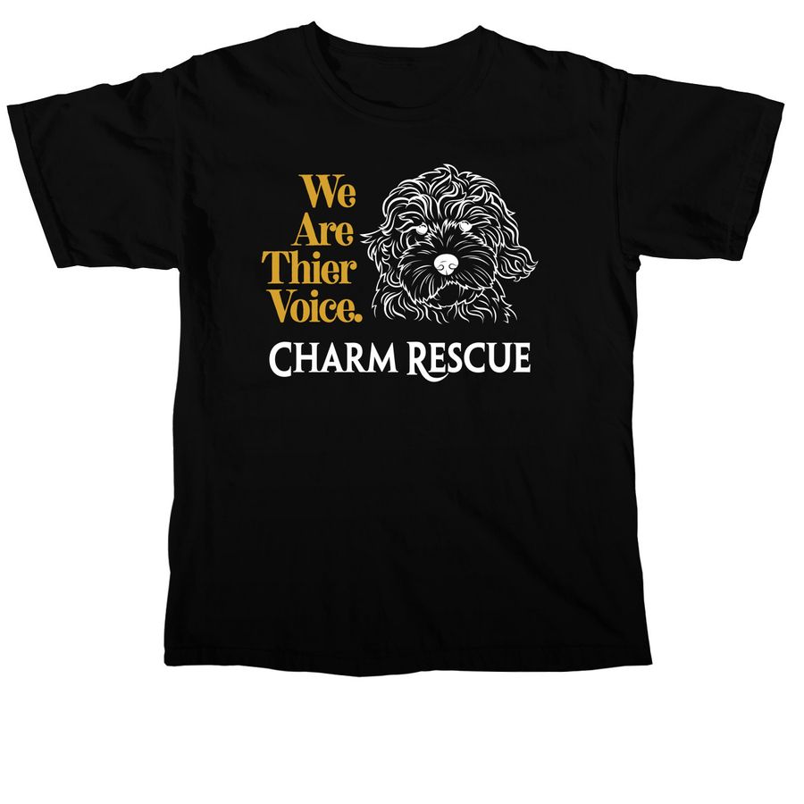 We are their voice&nbsp;, a Black Comfort Colors Unisex Tee