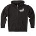 Ghastly Ones Zip-up Hoodie, a Black Heavyweight Zip Up Hoodie